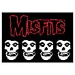Misfits Multiple Classic Skull Fabric Poster Wall Hanging